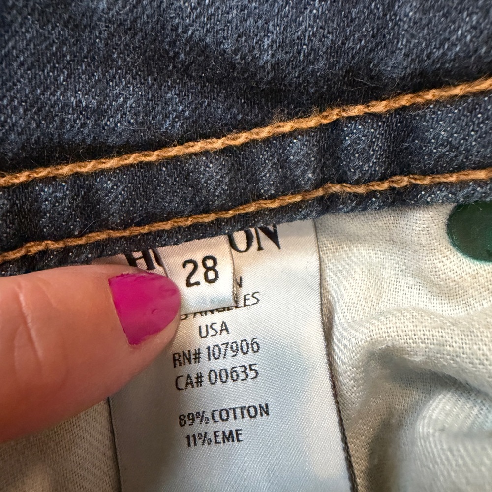 Hudson Jeans Dark Blue Flare Women's Jeans - Picture 5 of 5